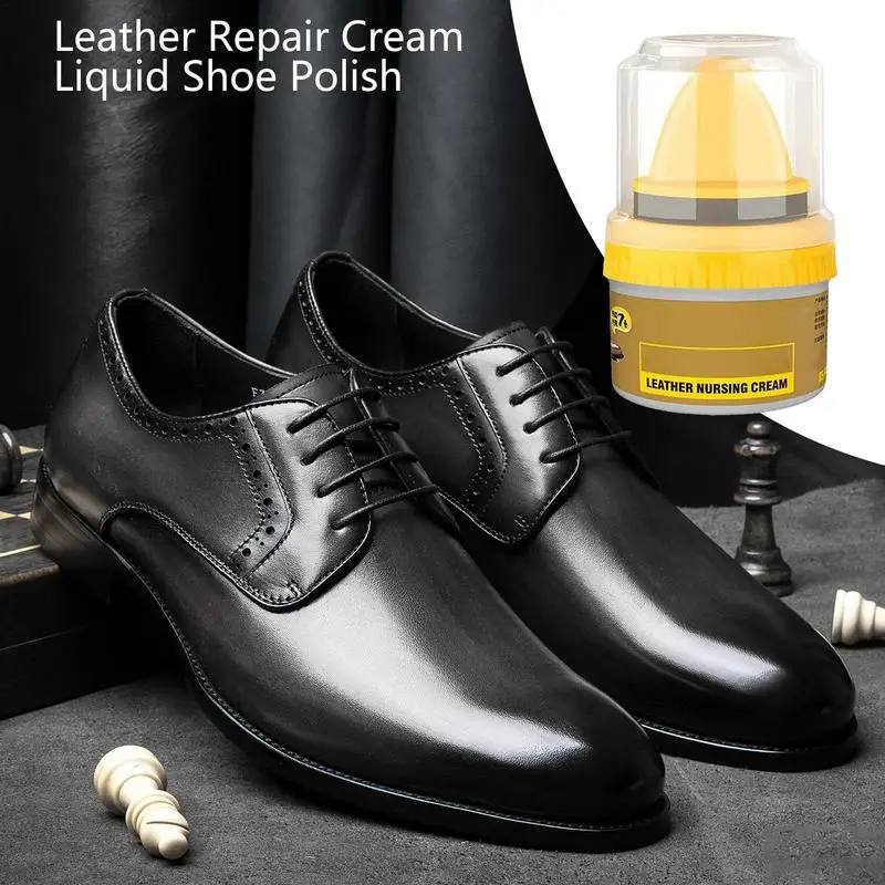 50ml Leather Repair Cream Liquid Shoe Polish Brightening Nursing Cream Nursing Shoes Leather Cleaner Repairing