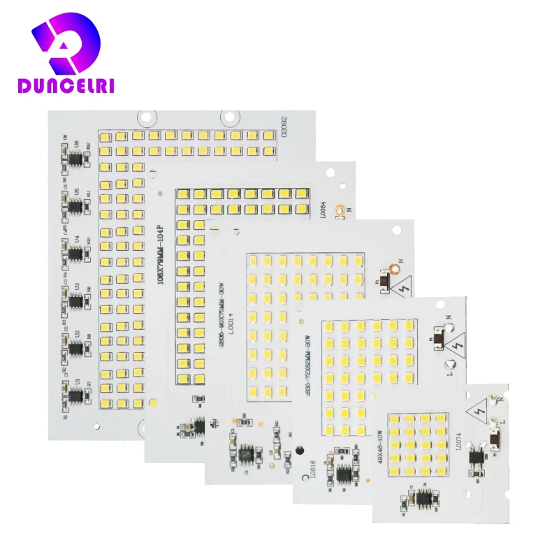 LED Lamp LED Flood Light LED Chip LED Lamp Beads LED SMD 2835 Chip 10W 20W 30W 50W 100W Flood Light Beads AC 220V-240V Led Floodlight Lamp DIY For Outdoor Lighting Spotlight