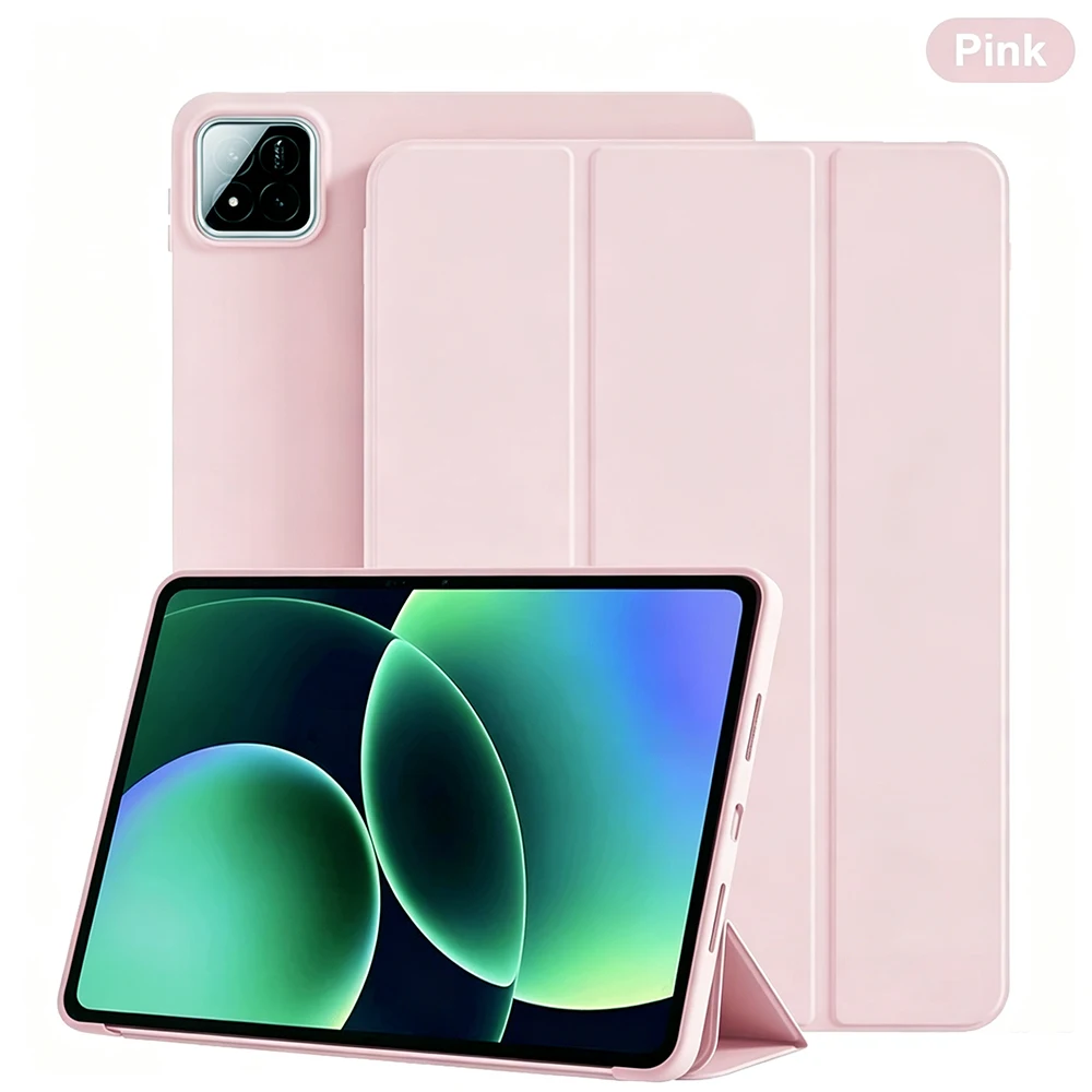 Versatile Flip Smart Cover with Soft Silicone Back Shell
