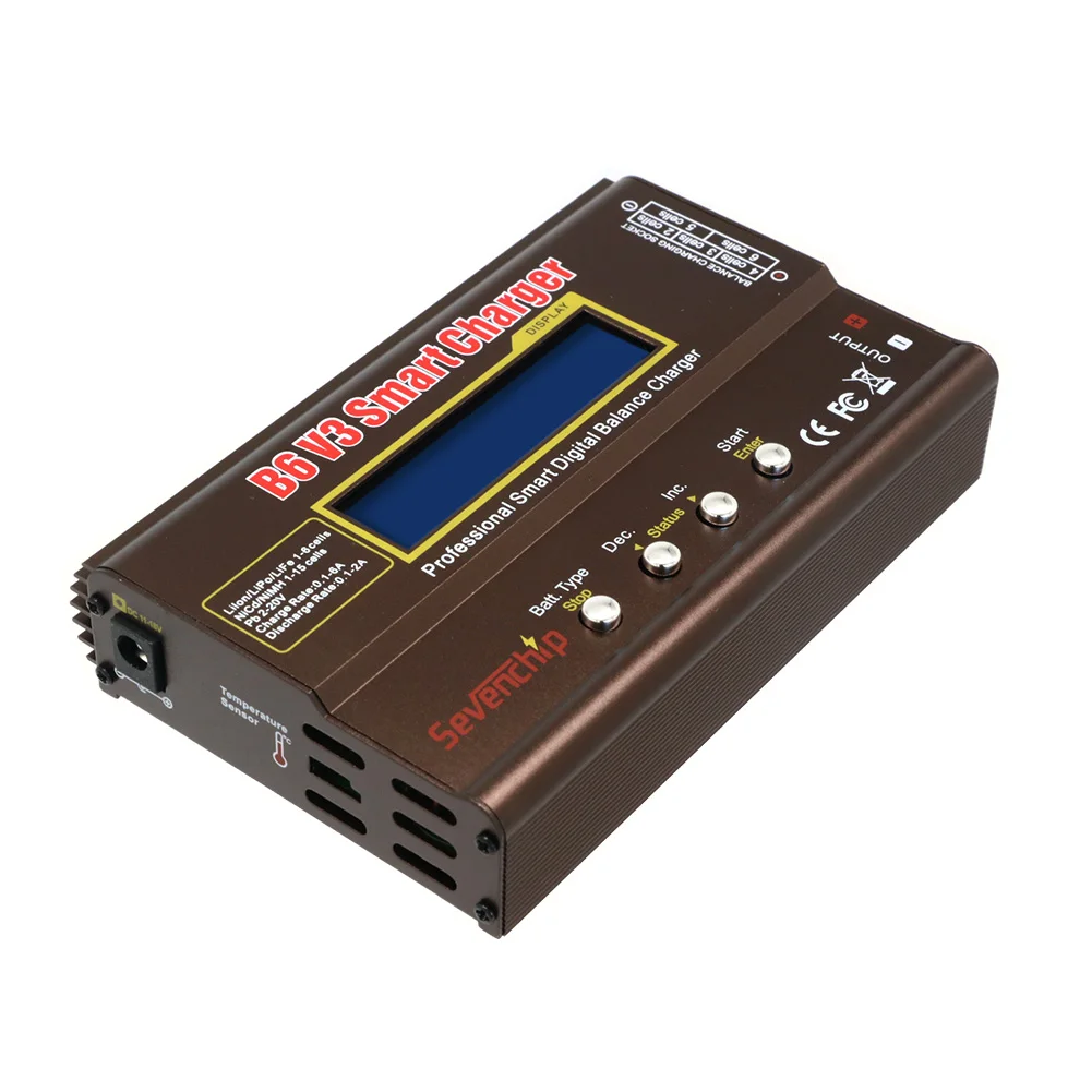 [Only charger] iMAX B6 V3 80W 6A Battery Charger LiHv Lipo NiMh Li ion Ni Cd Digital RC Charger Lipro Balance Charger Discharger 12V 5A Adapter 