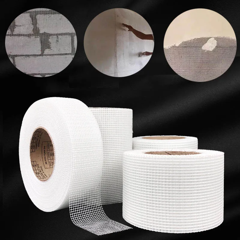 

30M Glass fiber self-adhesive mesh tape wall crack Repair thermal insulation Decorative Mesh Seam Tape