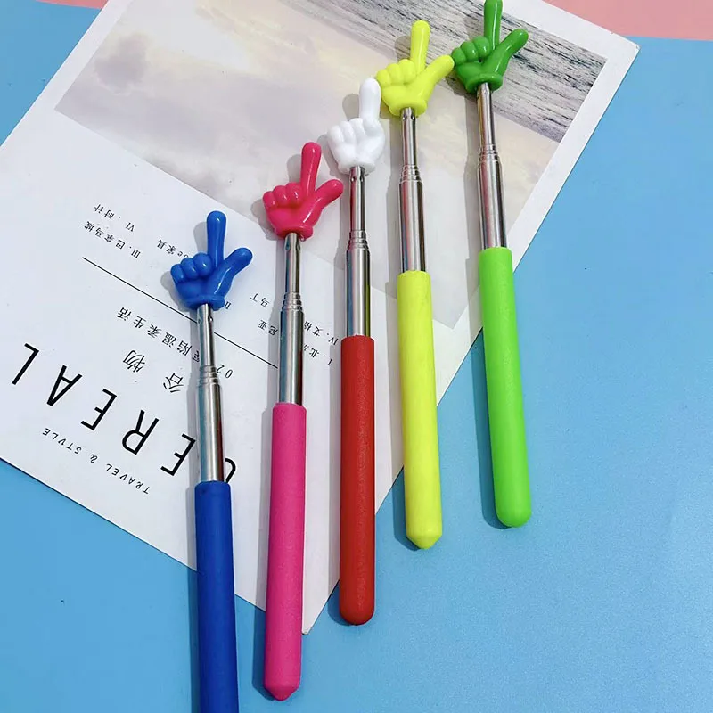 High-quality Material Finger Reading Stick Stainless Steel Telescopic Finger Pointer Stick For Classroom Home School