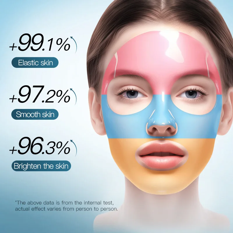 SADOER Rainbow Collagen Facial Masks Moisturizing Whitening Anti-aging Sakura Hyaluronic Acid Face Mask Korean Cosmetics