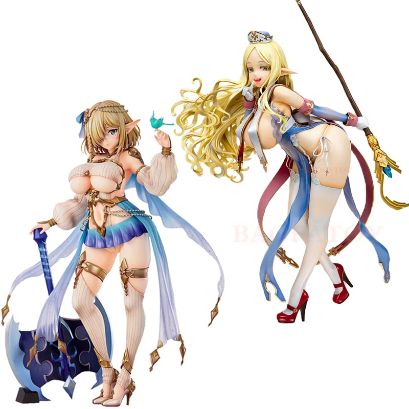 23cm Vertex Kukuru Priscilla Anime Figure Elf Village 4th Villager Priscilla Action Figure Vertex Kukuru Figurine Adult Doll Toy