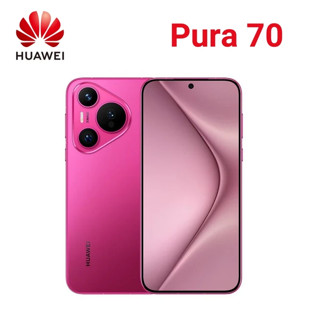 HUAWEI Pura 70 ピンク HarmonyOS 12/512GBー Huawei Pura 70 Android Mobile Phone (Pink/12GB+256GB/Dual SIM