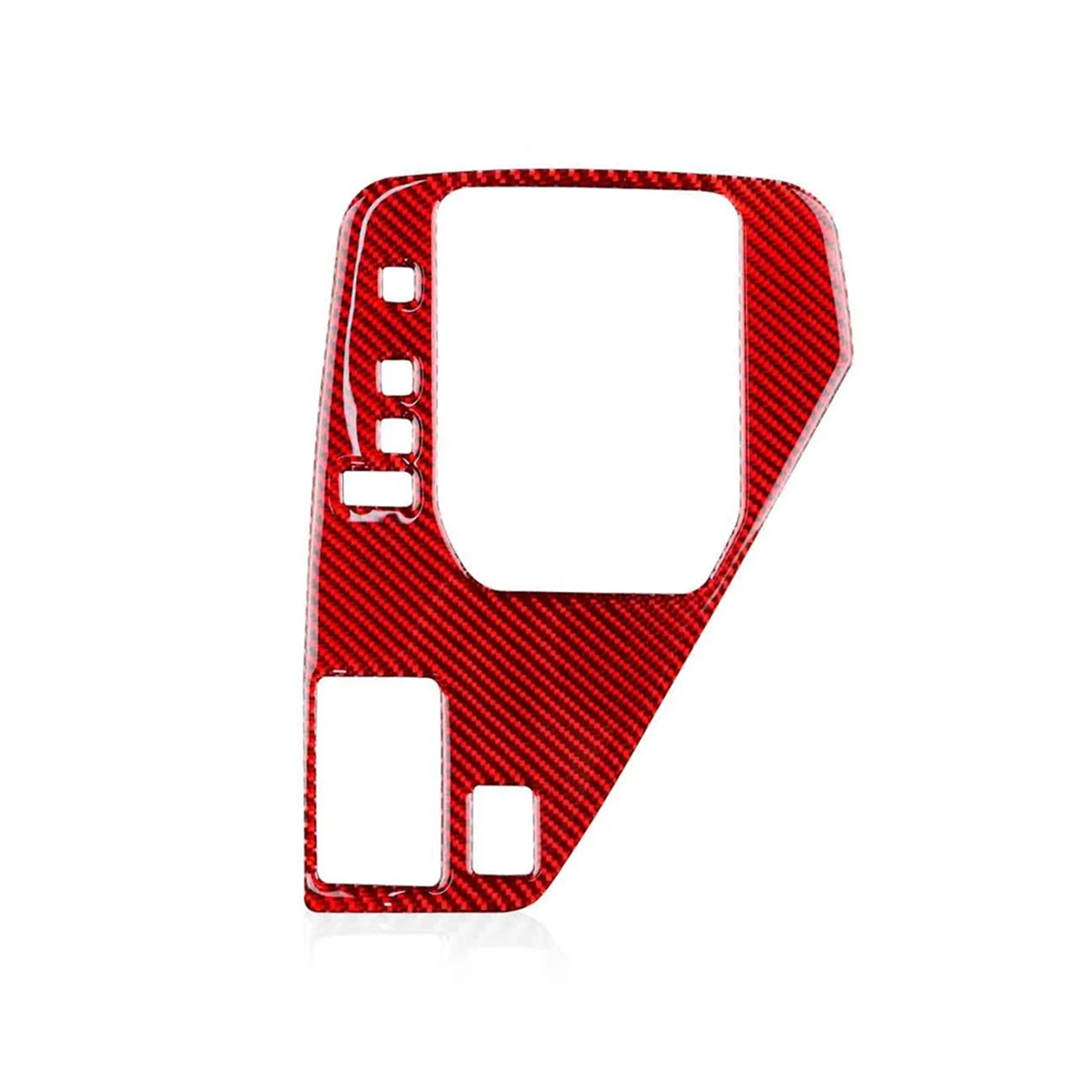 

Для Subaru Crosstrek 2022-2024 LHD, автомобильная центральная консоль из мягкого углеродного волокна, аксессуары для отделки (красный)