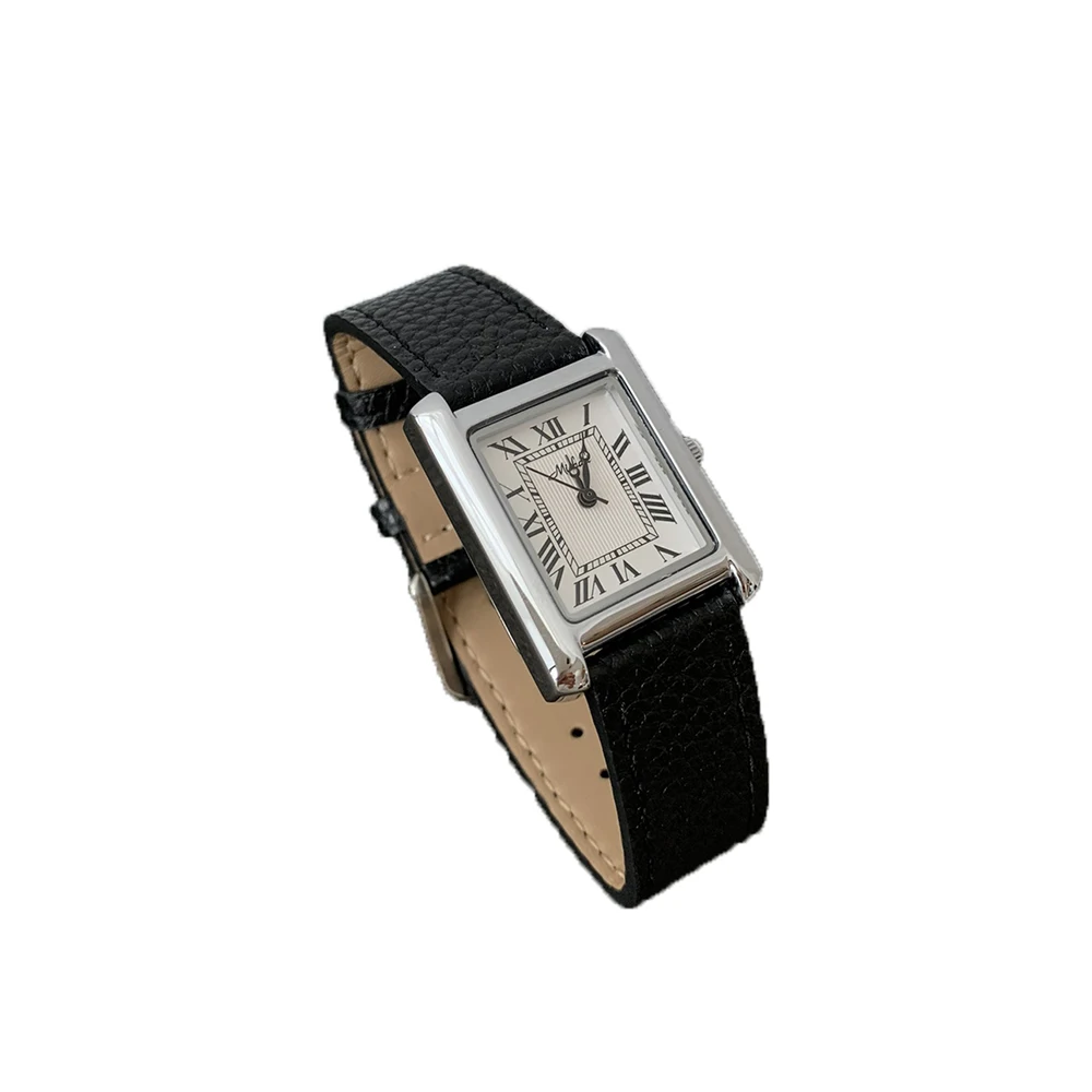 Fashion Temperament Vintage Senior Simplicity Belt Quartz Watch For women's girl Student gift  Women's accessories