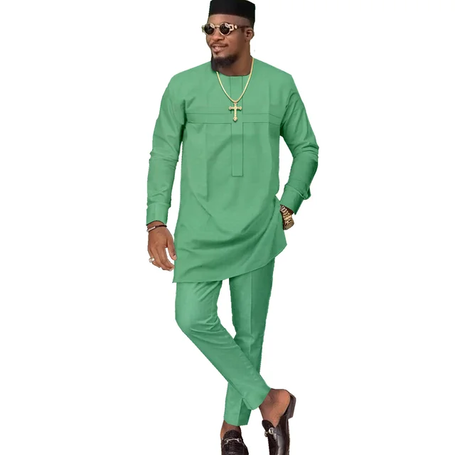 Rasheed Long Sleeve Dashiki Outfit - Image 2