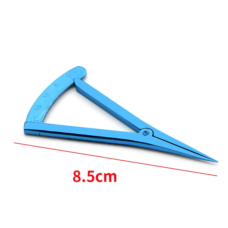 

New Titanium Alloy Double Eyelid Measuring Ruler Eye Gauge Cosmetic Catgut Embedding Design Tool Instrument Positioning Designer