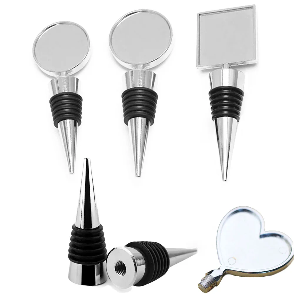 10pcs/lot Bottle Stopper Blank Wine Bottle Diy Wine Stopper Dome Blanks