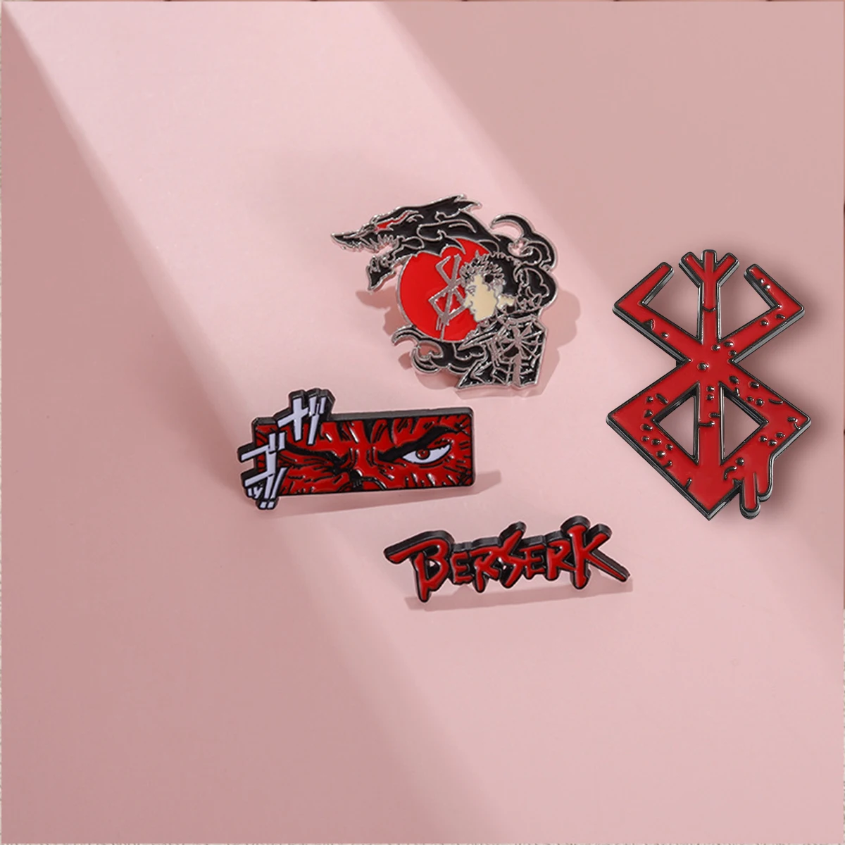Berserk Beherit Red Cartoon Brooch Lapel Pin - Anime-Inspired Accessory & Gift