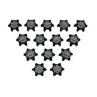 14Pcs Golf Shoe Spikes Replacement Screw Cleat System Studs Fast Twist 3 Colors Shoe Spike Pins Golf Training Aids Accessories 1