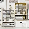 Large Capacity Slanted Pen Holder Desk Stationery Storage Box for School Office Desktop Sundry Storage Rack Desk Organizer 2