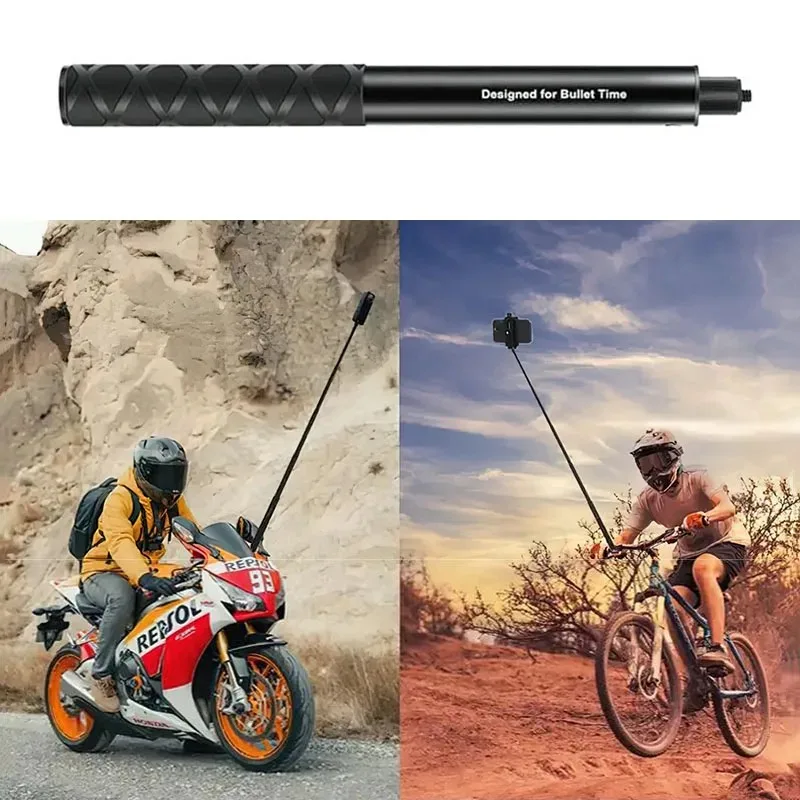 Description Picture 4 of itemBullet Time Selfie Stick For Insta360 x4 DJI Pocket 3 Gopro Universal Aluminum Alloy Extendable Telescoping Pole Action Camera