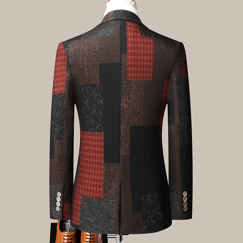 6XL Boutique Mens Blazers Slim Fit Suits for Men Business Formal Blazer Mens Wedding Suit Jackets Male Fashion Blazer Jacket