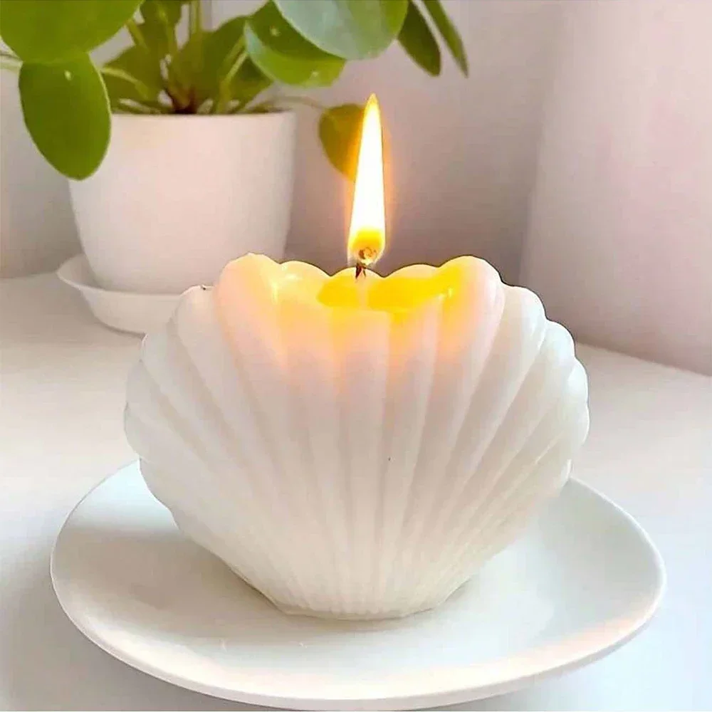 3D Shell Shaped Candle Silicone Mold