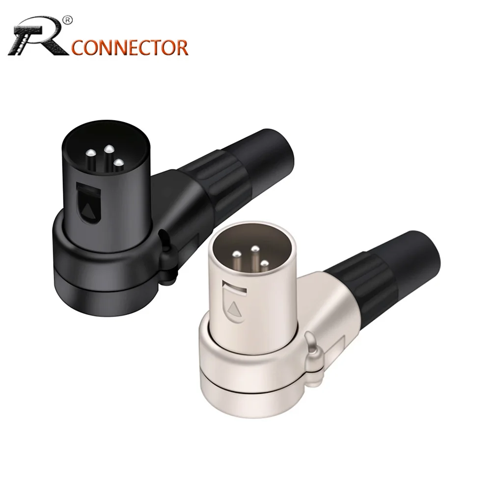 4x Connettori XLR Maschio Femmina Placcati Argento Per Cavo VOODOO - Rame Tellurio