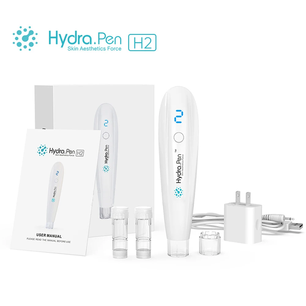 Hydra.Pen H2 Auto Microneedle Iniettore Liquido Di Acido Ialuronico Per Ringiovanimento Della Pelle Cura Della Pelle Terapia Anti-Età Derma Serum Pen