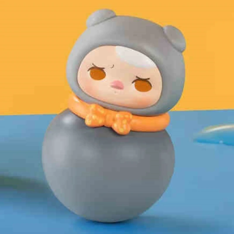 thumbnail image 1 of Caja sorpresa de la serie Pucky Roly Poly Kitty Meow Meow Tumbler, linda caja sorpresa misteriosa con forma de gato, bolsa de adivinación, regalo de Navidad para las fiestas, 1 of 5