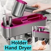 For Dyson Xiaomi Hair Dryer Rack Wall Mounted Hair Dryer Shelf Change Into Automatic Hand Dryer with Storage Box hanger 5