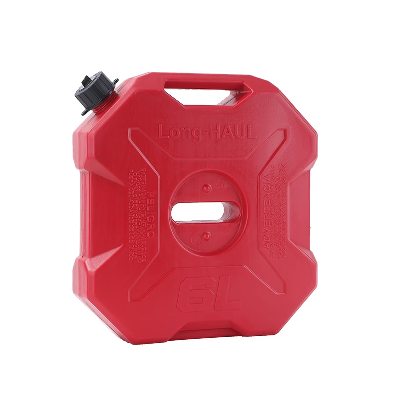 6L ATV UTV Motorcycle Spare Jerry Can Gas Fuel Tank Petrol Container Gasoline Petrol Tank Canister Motorcycle Car Accessories