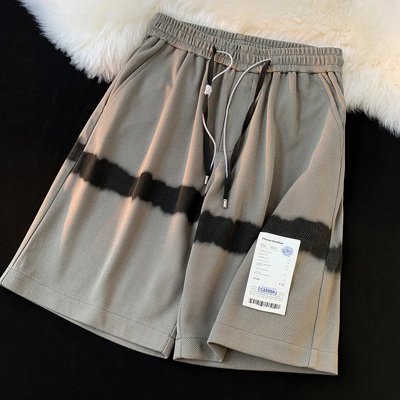 Men's Shorts 2023Drawstring Elastic Waist  Baggy Pants Summer Casual Men's High Street Swimming Shorts Streetwear Beach pants