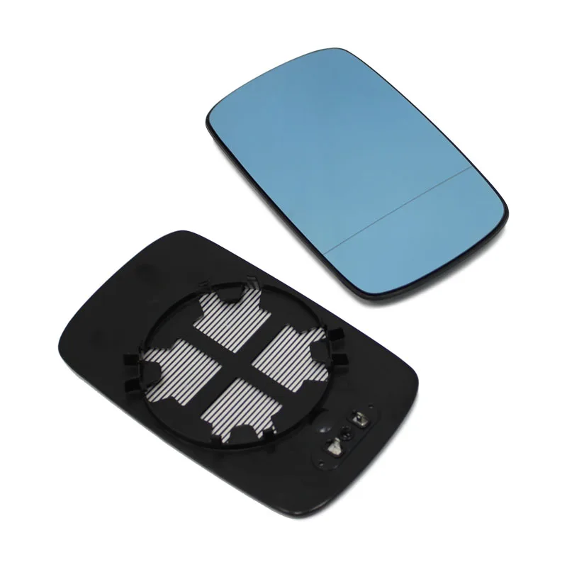 BMW E46 파란색 왼쪽 오른쪽 자동차 유리 가열 백미러 유리 1998-2006