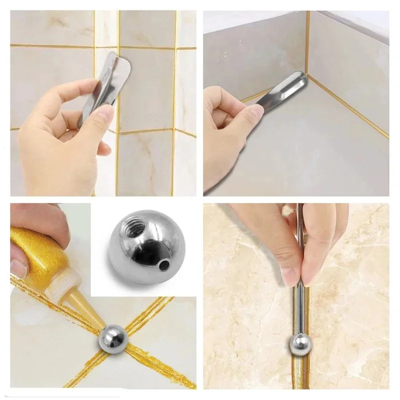 5 in 1 grout removal hand tool sets Ceramic Tile gap repair beauty seam Pressed Ball Stick Floor Wall Corner Angle Scraper Knife