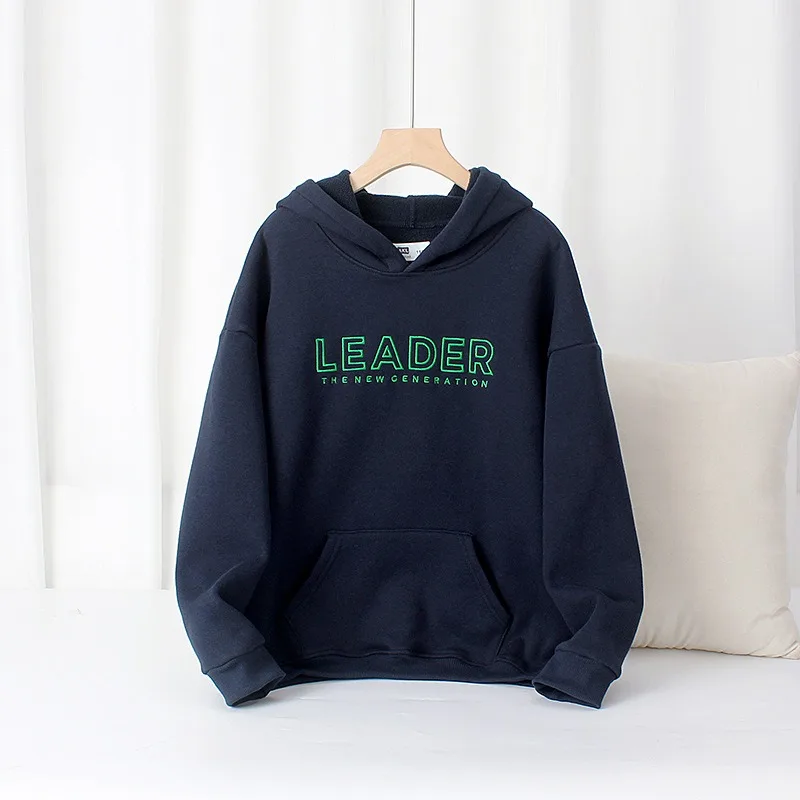 New Warm Thicken Children Sweatshirts Fleece Hoodies Boys Outwear Coat Jackets Autumn Winter Casual Loose Kids Sweaters Clothing