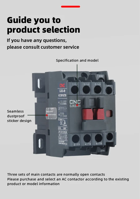 AC 220V Contacteur Bobine 32A ( Ith ) 3-Phase 1NO Moteur Starter