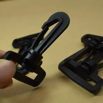 2PCS Plastic Swivel Snap Hooks for Bag Belts Straps Keychain Clasp Backpack Accessories Webbing 20mm 25mm 32mm 38mm 40mm