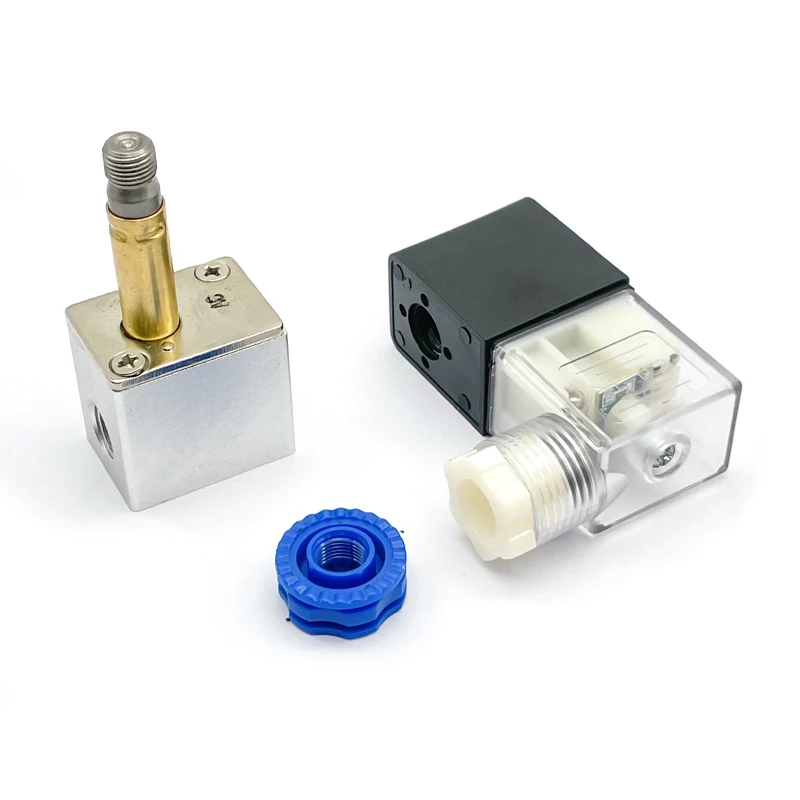 2V025-06/08 DC12V DC24V Ac220v AC110V AC24V 공기 양방향 전자기 밸브, 공압 솔레노이드 밸브