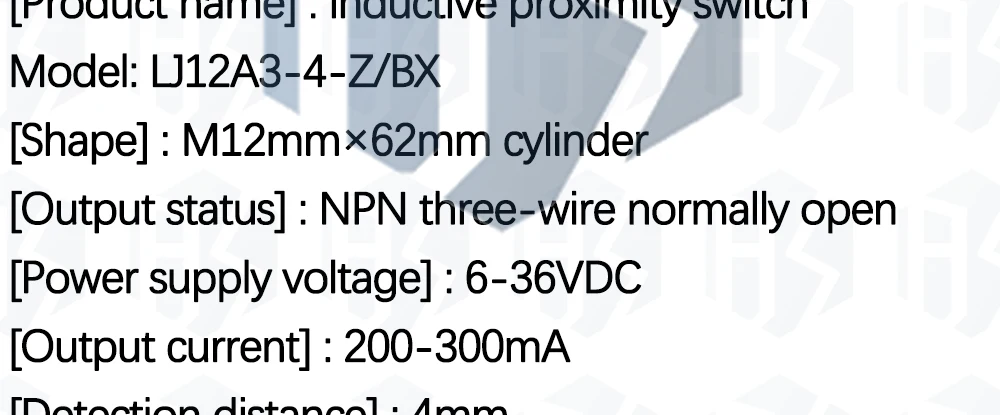 1pcs ~ 10pcs egbo LJ12A3-4-Z bx LJ12A3-4-Z/durch neue induktive näherung sensor erkennung schalter npn dc 6-36v für arduino – Detail 7