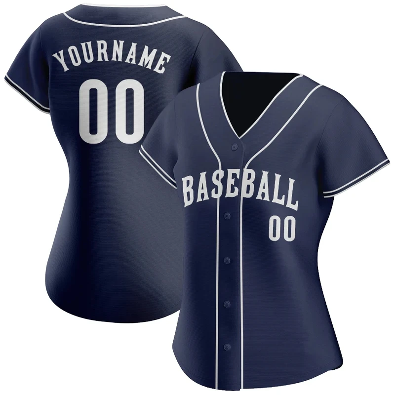 Blue Custom Baseball Jersey Men and Women Section Shirt 3D Printed Shirt Casual Team Shirts Hip Hop Unisex Tops