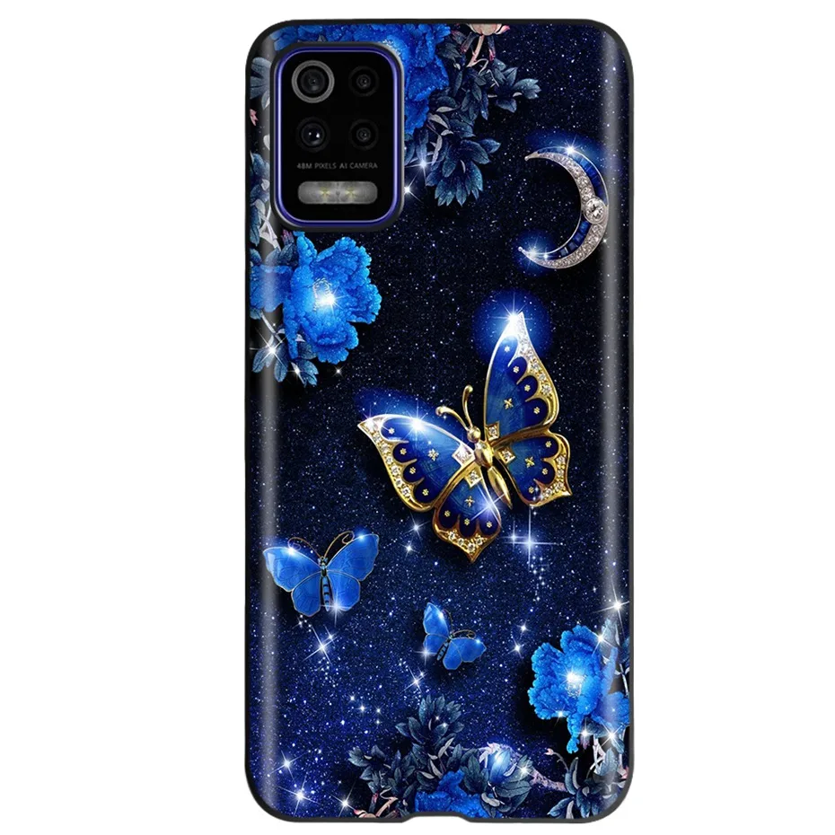 Luxury Butterfly Flower Soft Silicone TPU Phone Case – Elegant Back Cover Design