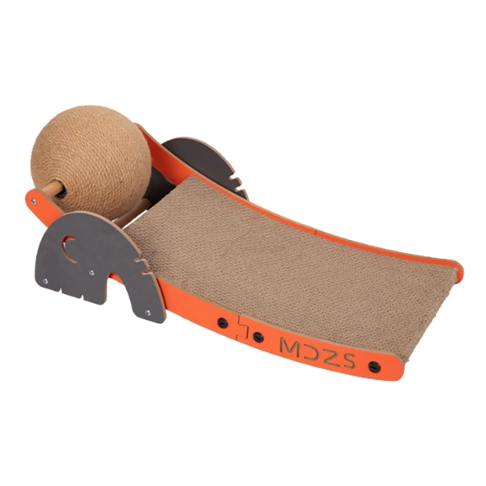 Scratching Board with Sisal Ball Grinding Paws Toy Kitten Scratcher Sofa Cat