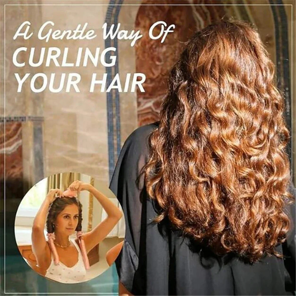 Heatless Curling Iron Headband Heatless Silk Curling Ribbon Hair Curler Sleep Soft Headband Lazy Curler Hair Tools Accessories