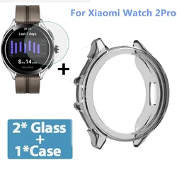 All-in-One Soft TPU Protective Case with Tempered Glass Screen Protector for Xiaomi Watch 2 Pro (1)