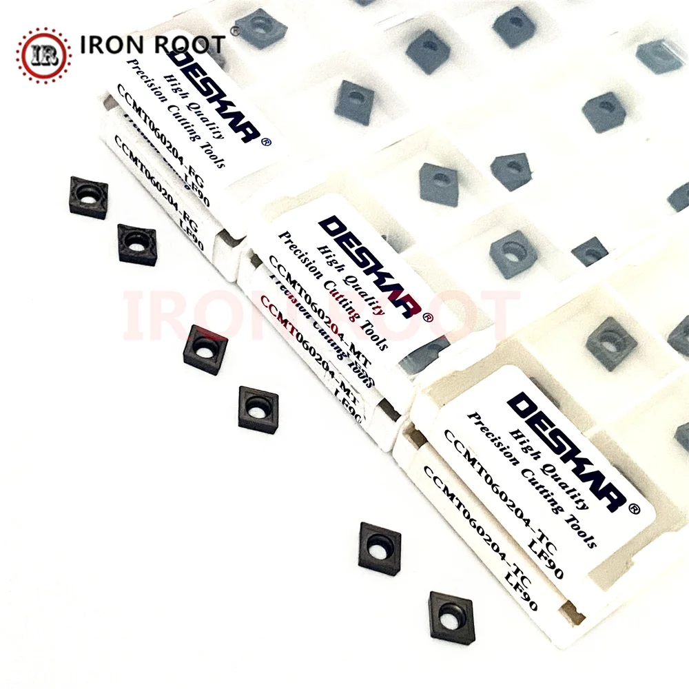 

DESKAR CCMT060204-MT CCMT09T304-MT Turning Inserts LF90 CNC Lathe Tool Metal Ceramic Insert For steel