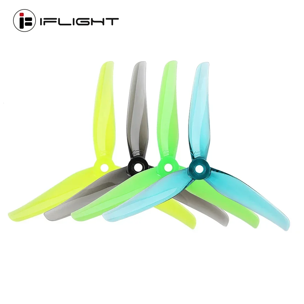IFlight Nazgul F6 6X4X3 / F5 5 дюймов 5140 3 лопасти/трехлопастные пропеллеры совместимые со стандартным двигателем 2207 для радиоуправляемых FPV гоночных дронов