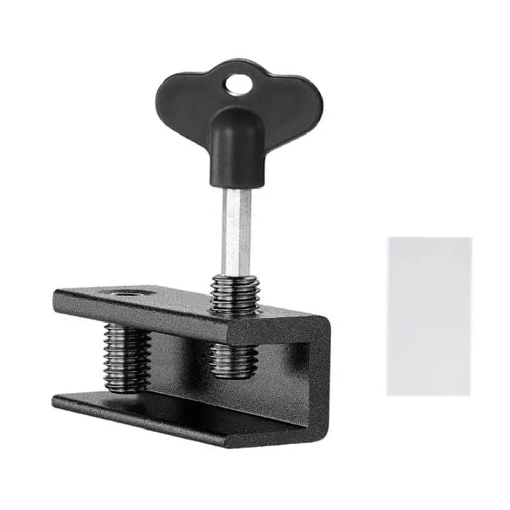 Sliding Door Window Lock with Key Wrench Security Window Door Lock Aluminium Alloy Limit Stop Locks Kid/Children Guards child lock door lock safety lock door window lock