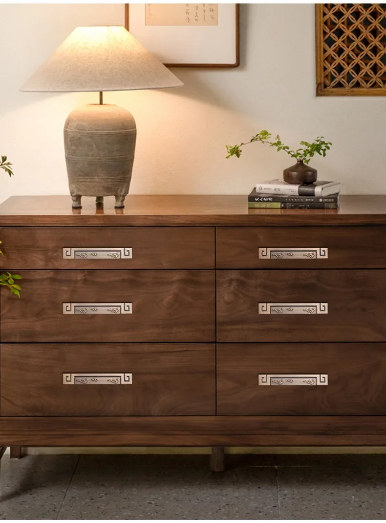 Description Picture 4 of itemChinese Style Cabinet Door Handle New Chinese Style Furniture Wardrobe Handle Cabinet Drawer Antique Single Hole Handle Pull