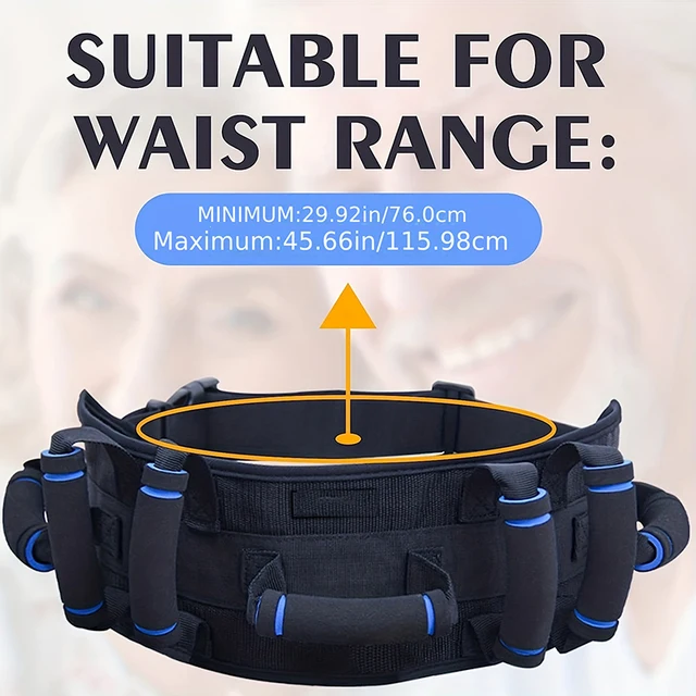 Transfer Waist Assist Belt Assisted Walking Belt Walking Waist Traction Belt Standing Assist Belt 5