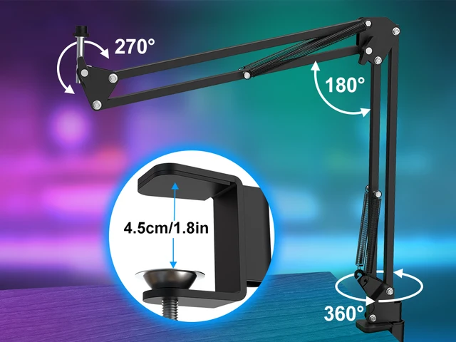 Haomuren-Microphone professionnel à condensateur USB, micro