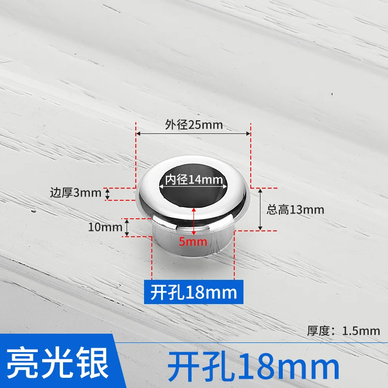 Cable Hole Cover Desk Cord Grommet Wire Hole Cover Computer Table Accessorie Grommet Cabinet Vent Decorative Ring Outlet Port Cable Desk Storage