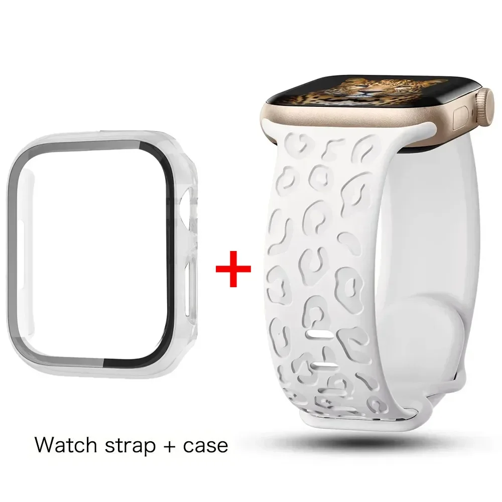 Premium Glass Case Screen Protector for Apple Watch - Durable Protective Cover