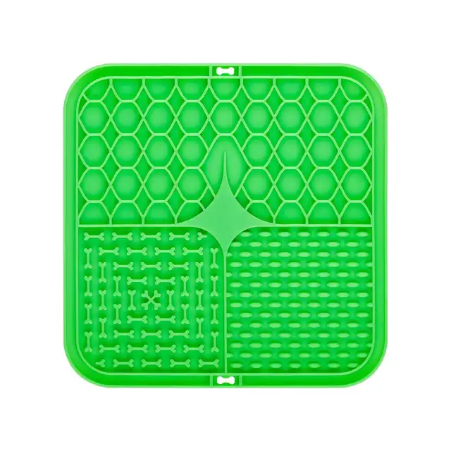 Pet Lick Silicone Mat for Dogs Pet Slow Food Plate Dog Bathing Distraction Silicone Dog Sucker Food Training Dog Feeder Supplies 5