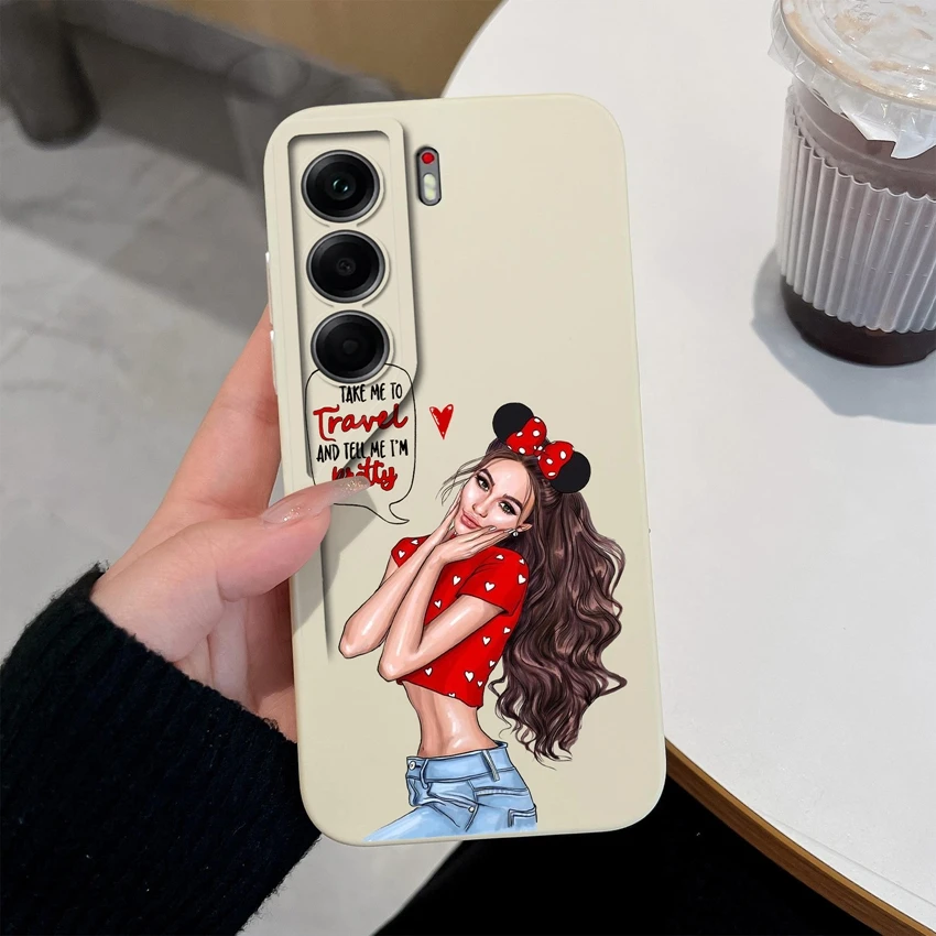 Premier Luxury Floral Patterns Liquid Silicone Scratch Resistant Phone Case