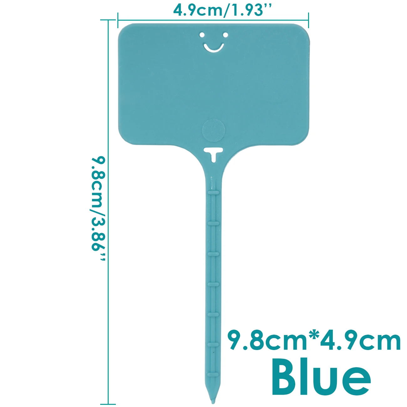 Blue 9.8x4.9cm