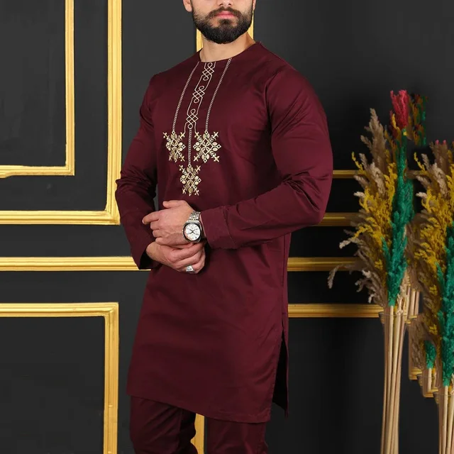 Kabiru Embroidered Dashiki Outfit - Image 4
